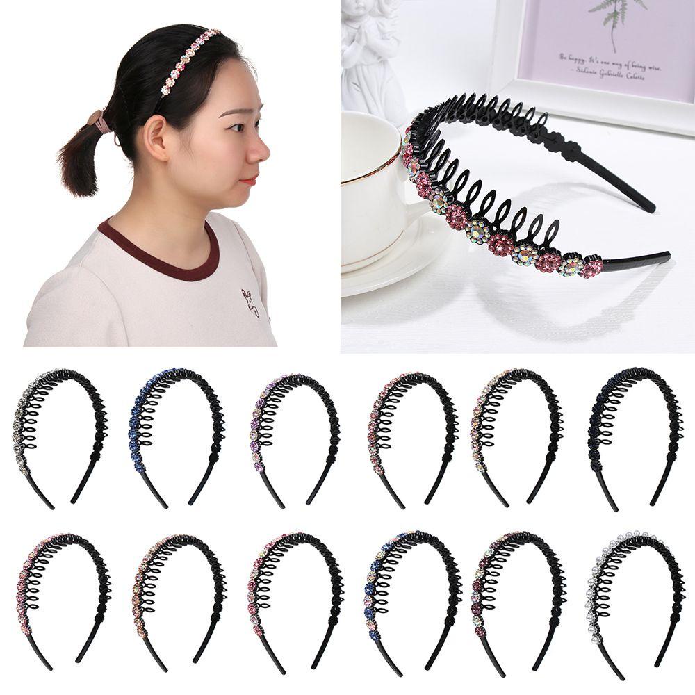 NIUYOU Băng Đô Cài Tóc Răng Cưa Nhiều Màu Sắc Cho Nữ
