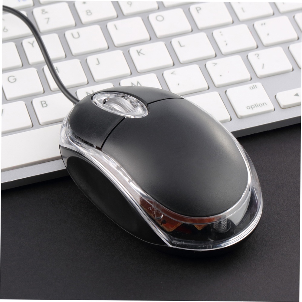 Chuột máy tính quang học có dây USB 1.2m siêu nhỏ mới dành cho Dell Asus