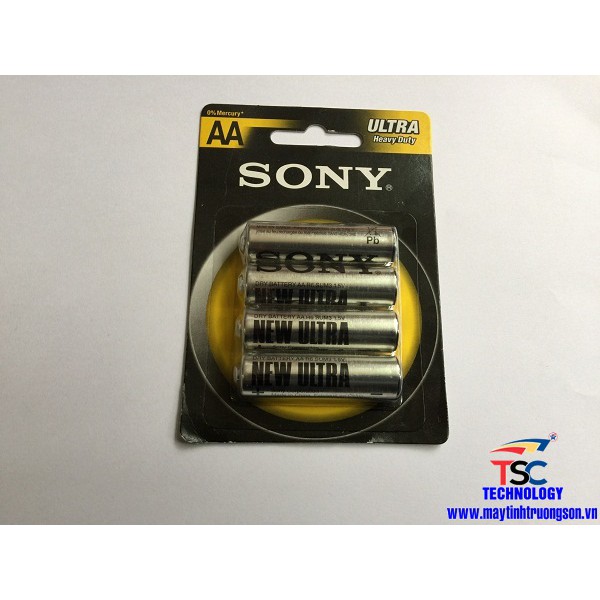 Pin SONY AA - Dùng cho chuột không dây... (Vỉ 4 Viên pin)