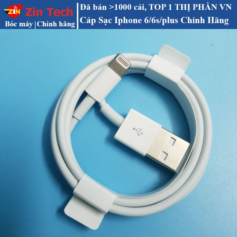 Dây sạc iphone chính hãng sạc nhanh iphone 6 7 8 plus X XS Max iphone 11 iphone 12 - Bảo hành 12 tháng