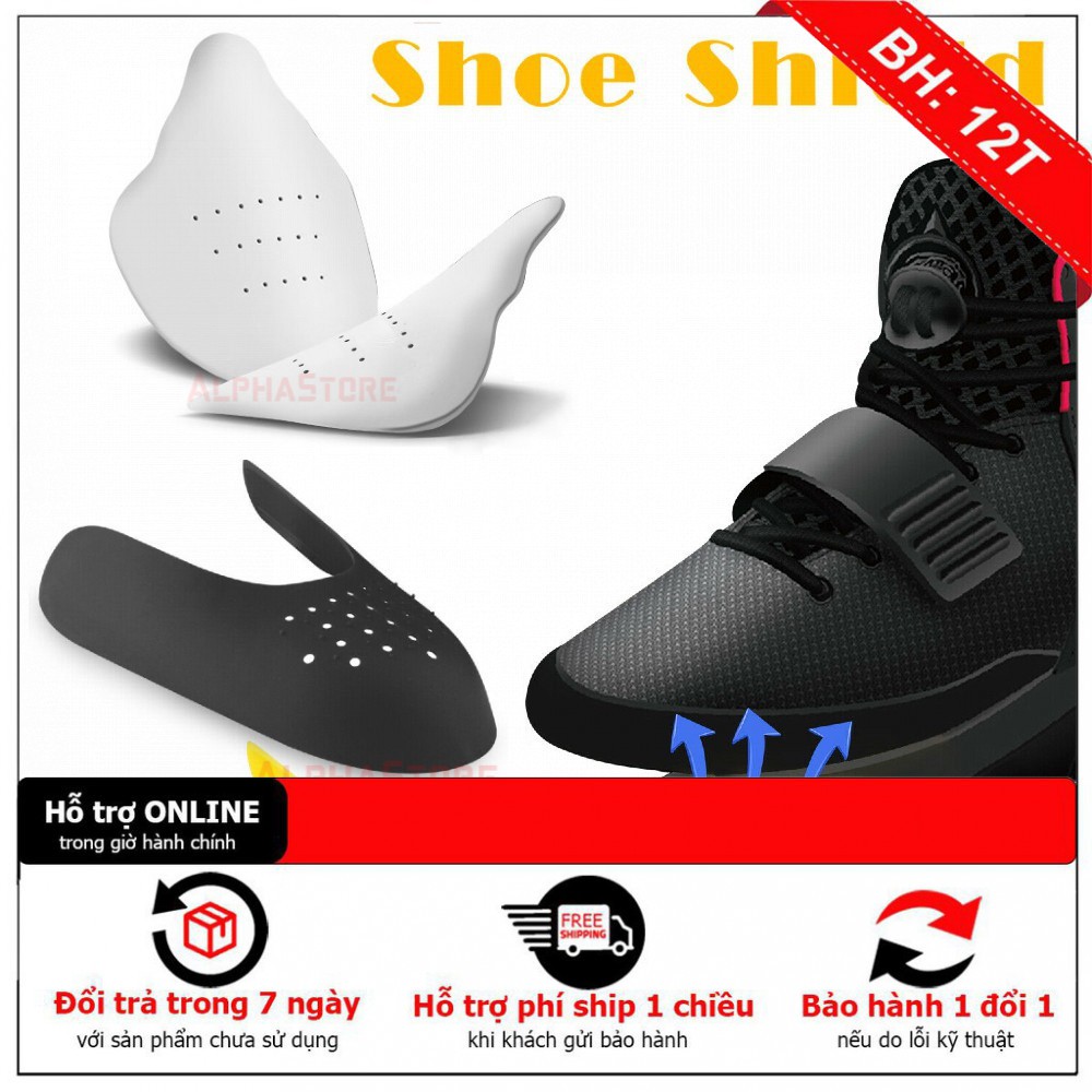Bộ Lót Bảo Vệ Mũi Giày Shoe Shield (Loại 1, Nhựa Mềm) - Miếng Độn Chống Nhăn, Giữ Dáng Mũi Giầy Thể Thao Sneaker Shield