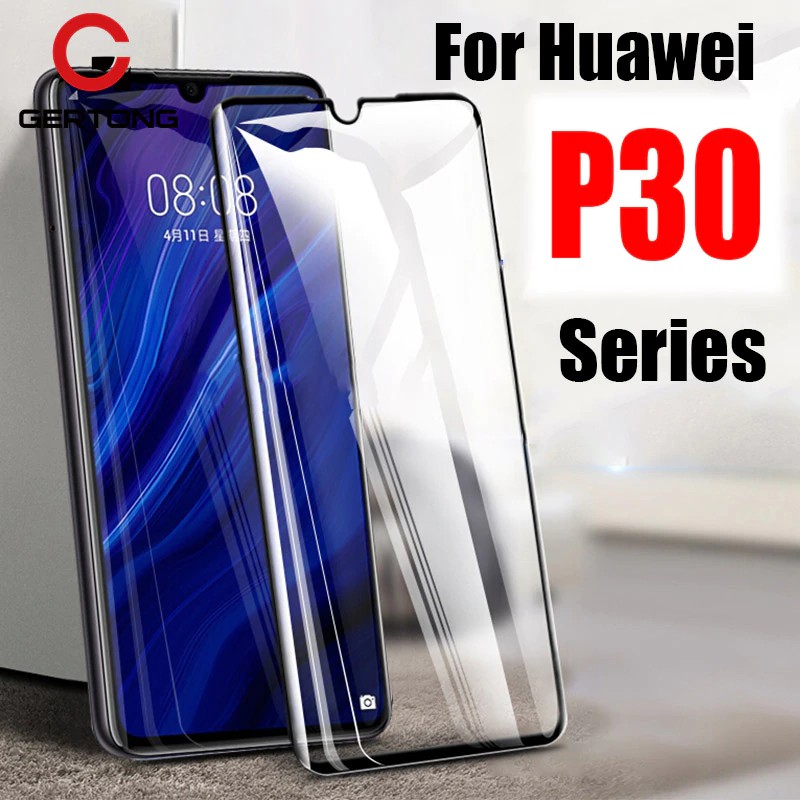 Miếng Dán Kính Cường Lực Full Màn 9D Cho Huawei P30 - Đen