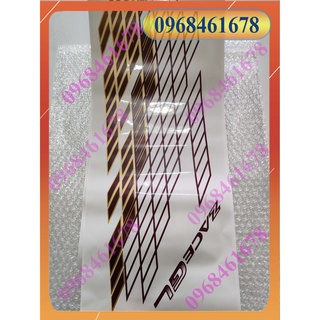 Tem dán sườn xe Zace