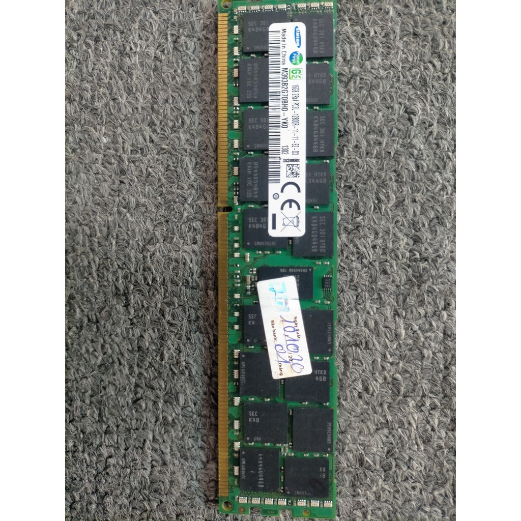 Ram 16GB DDR3 REG ECC Cho Workstation