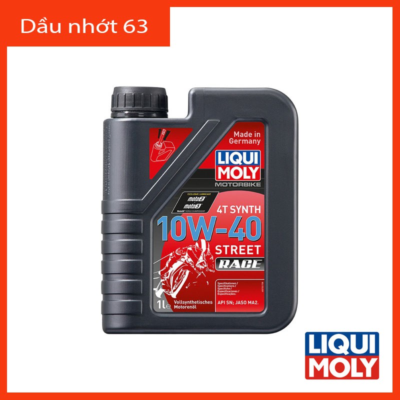 Nhớt Liqui Moly Street Race 10w40 Dành Cho Xe Số, Xe Côn Tay