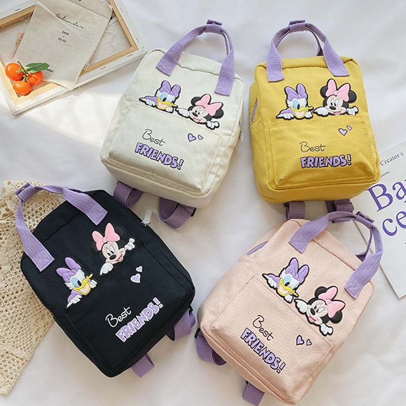 Ba Lô Đi Học Họa Tiết Chuột Mickey / Minnie Xinh Xắn Dành Cho Bé