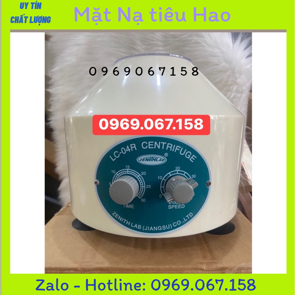 Máy li tâm 6 ống Lc-04r tách huyết tương mác xanh xịn