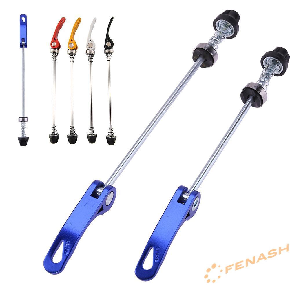 FE Pair Bike Bicycle Cycling Wheel Hub Skewers Quick Release Bolt Lever Axle