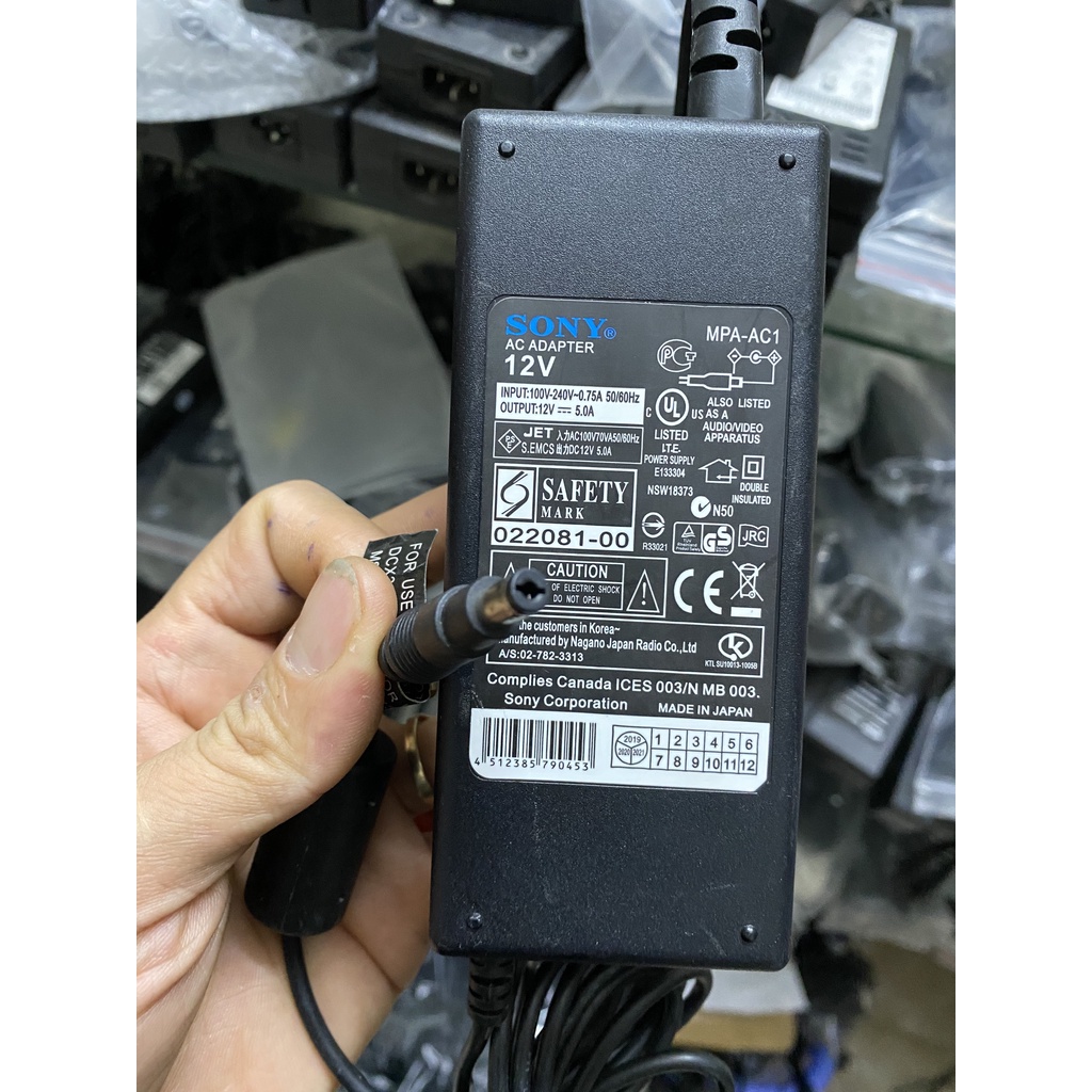Adapter nguồn máy chấm công Ronal Jack 12v