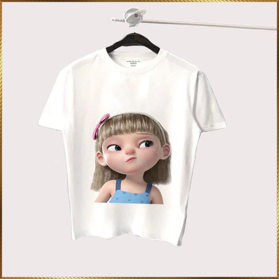 Áo Thun ADLV Nam Nữ BAD GIRL Áo Phông ADLV BAD GIRL Form Rộng