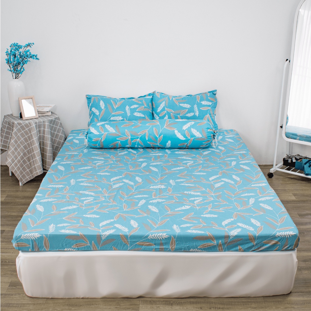 Bộ 4 Món Ga Gối Kèm Vỏ Ôm Cotton polly Họa Tiết Siêu Xinh | BigBuy360 - bigbuy360.vn