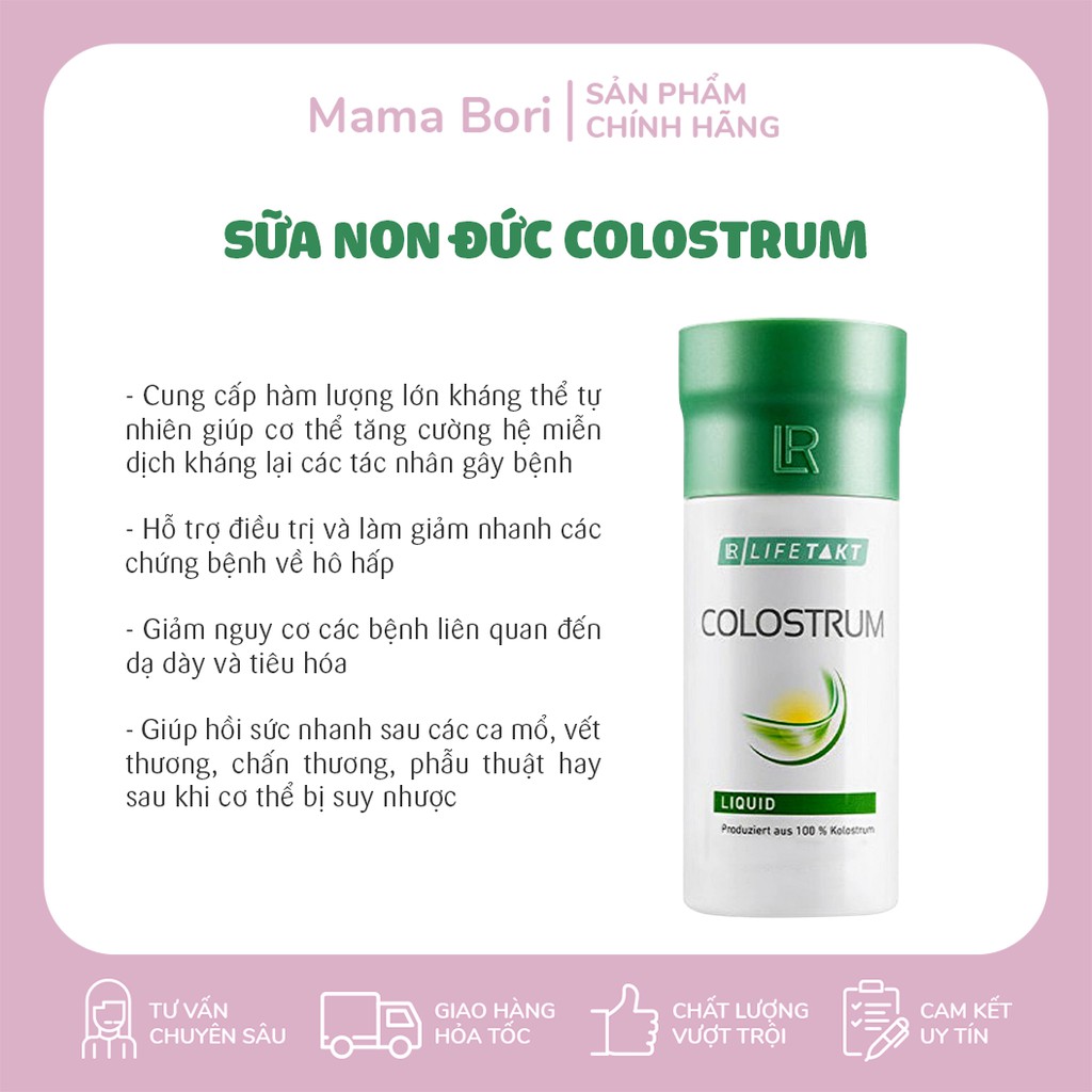 Sữa non Đức Colostrum hỗ trợ tăng sức đề kháng cho nhiều độ tuổi 125ml