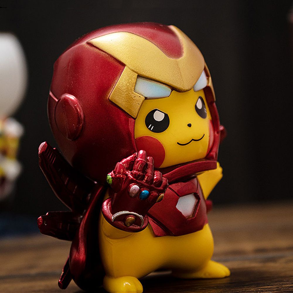 Mô hình Pikachu hóa trang Iron Man phim Avengers làm quà tặng cho bé