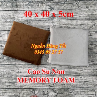 Nệm Ngồi Bệt Cao Su Non 40x40x5cm Có Dây Kéo Dễ Dàng Vệ Sinh - Đa Năng Hiện Đại Kiểu Nhật