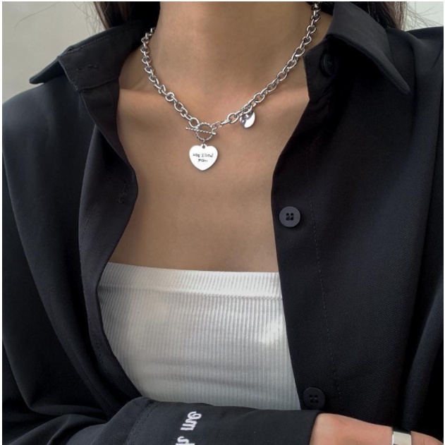 Vòng trái tim phong cách Hàn Quốc dễ thương - pk54