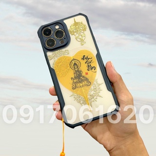 Lá bồ đề in hình phật bà quan âm bồ tát - hàng cao cấp