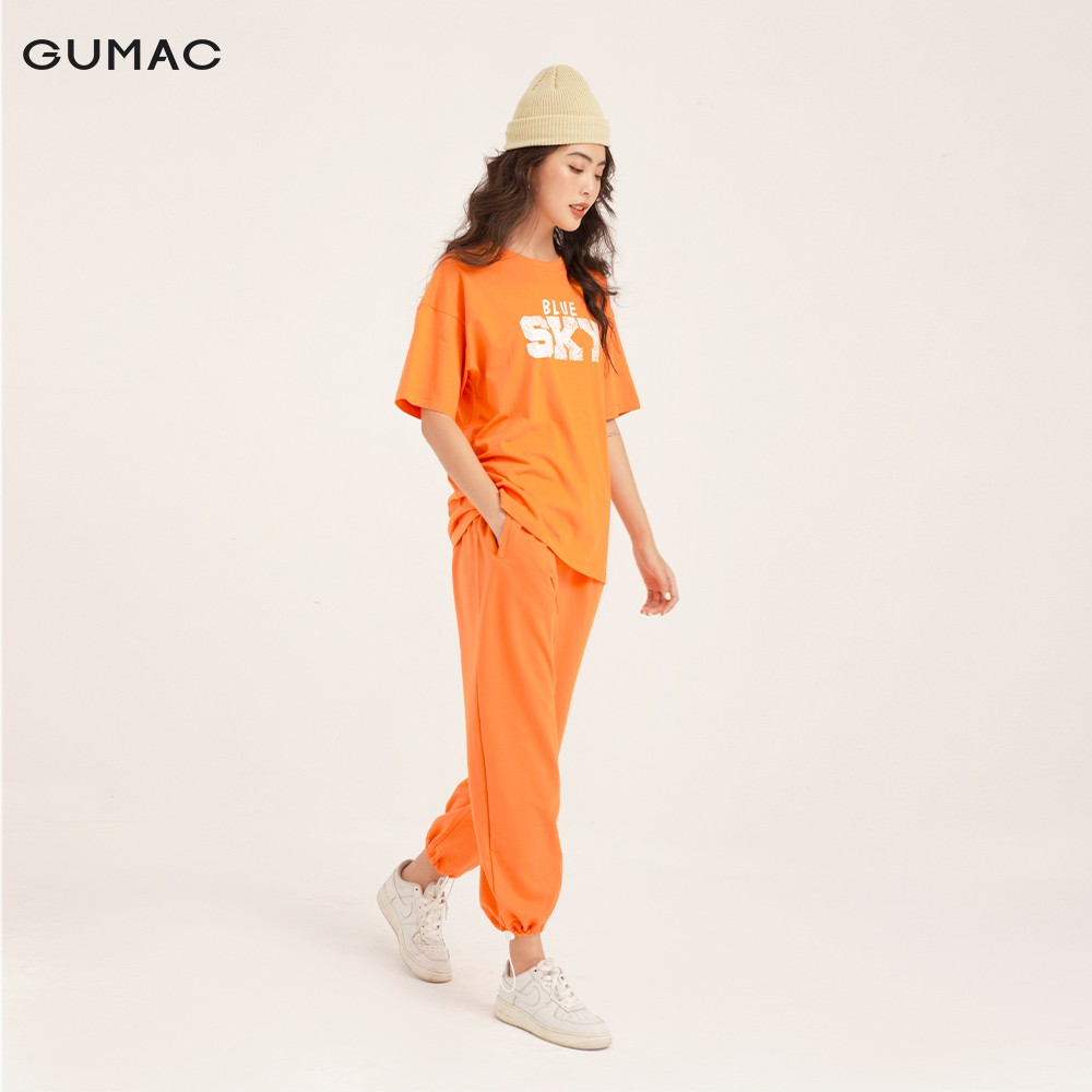Quần thun nữ rút lai GUMAC đủ màu thiết kế basic, QB1166