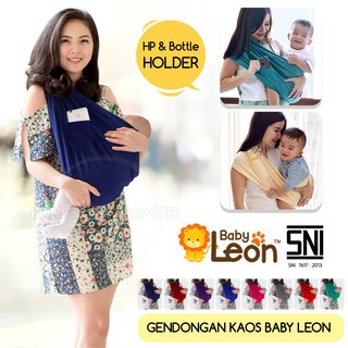 Image of BABY LEON Gendongan Bayi Depan Polos Kaos Geos Baby Leon Murah Best Seller !!!!! BY-44