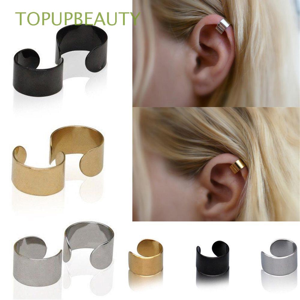 Khuyên tai kẹp vành tai phong cách punk thời trang cho nam và nữ