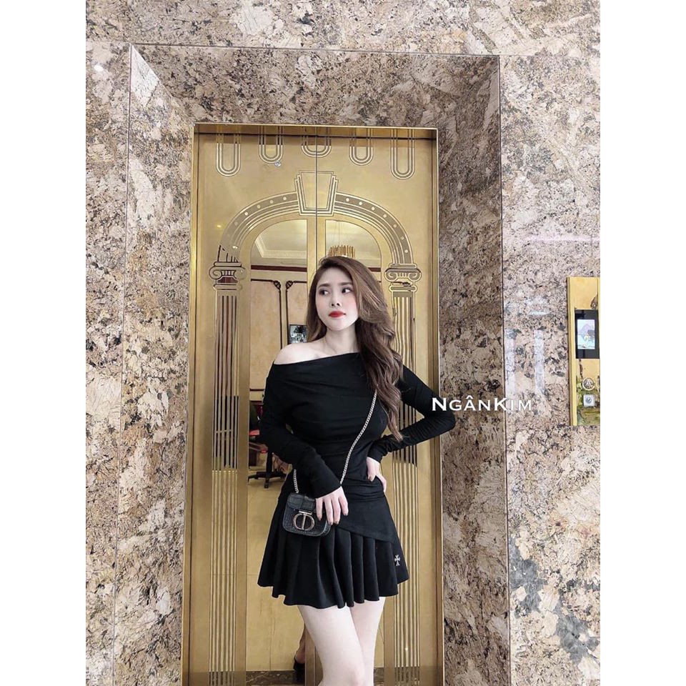 [Mã WARUN10 giảm 10K đơn 99K] Áo phông lệch vai chéo vạt ( kèm ảnh thật và video ) | BigBuy360 - bigbuy360.vn