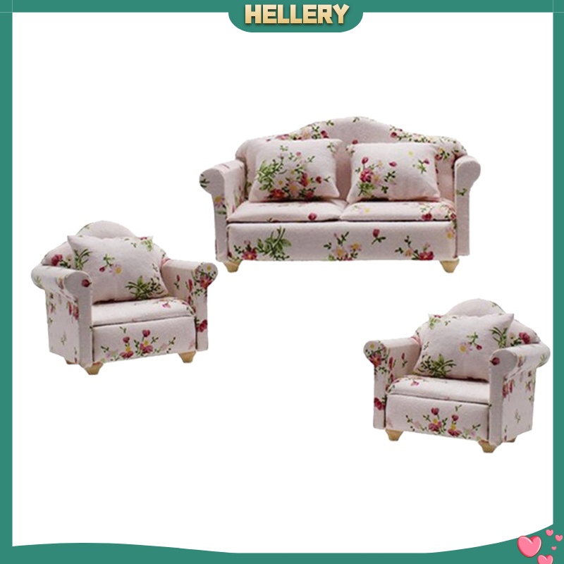 Mô Hình Ghế Sofa Tỉ Lệ 1: 12 Trang Trí Nhà Búp Bê