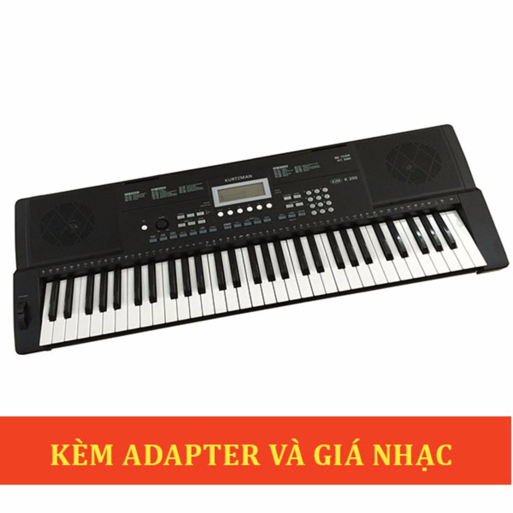 Đàn Organ Kurtzman K200 kèm Adaptor + Giá nhạc