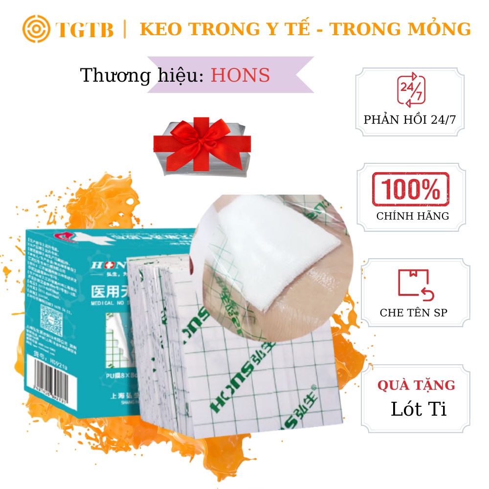Keo Dán Ngực Tomboy Trong Suốt - Keo Trong Y Tế Trong Mỏng Tàng Hình