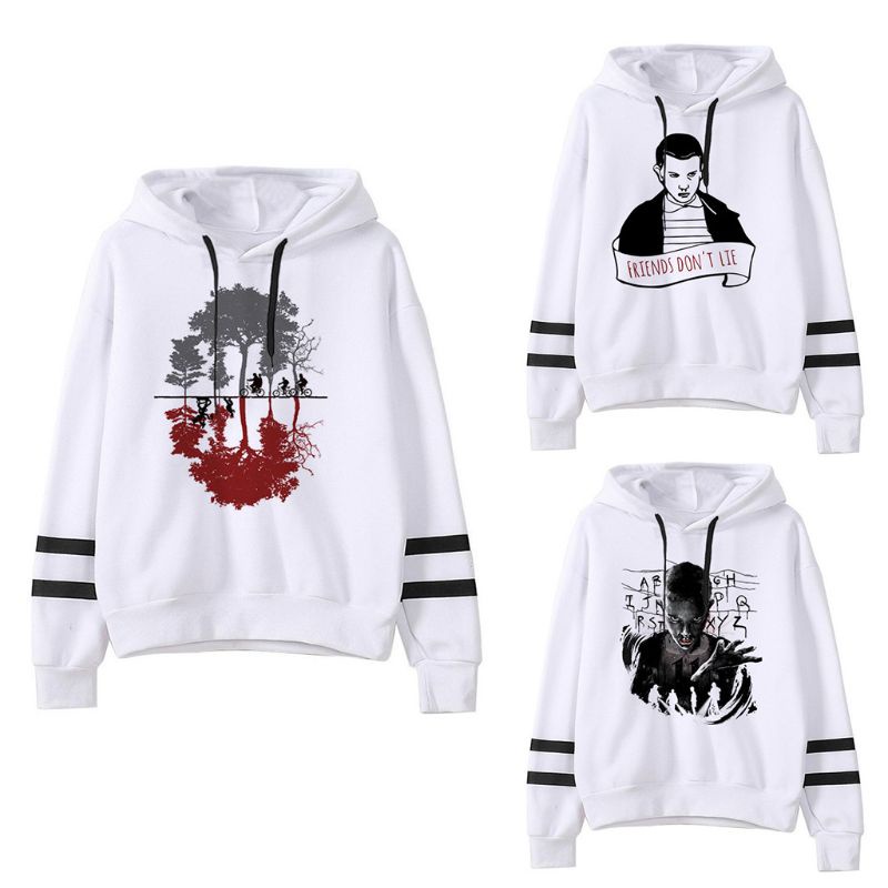 Áo Hoodie Tay Dài In Họa Tiết Cho Nữ