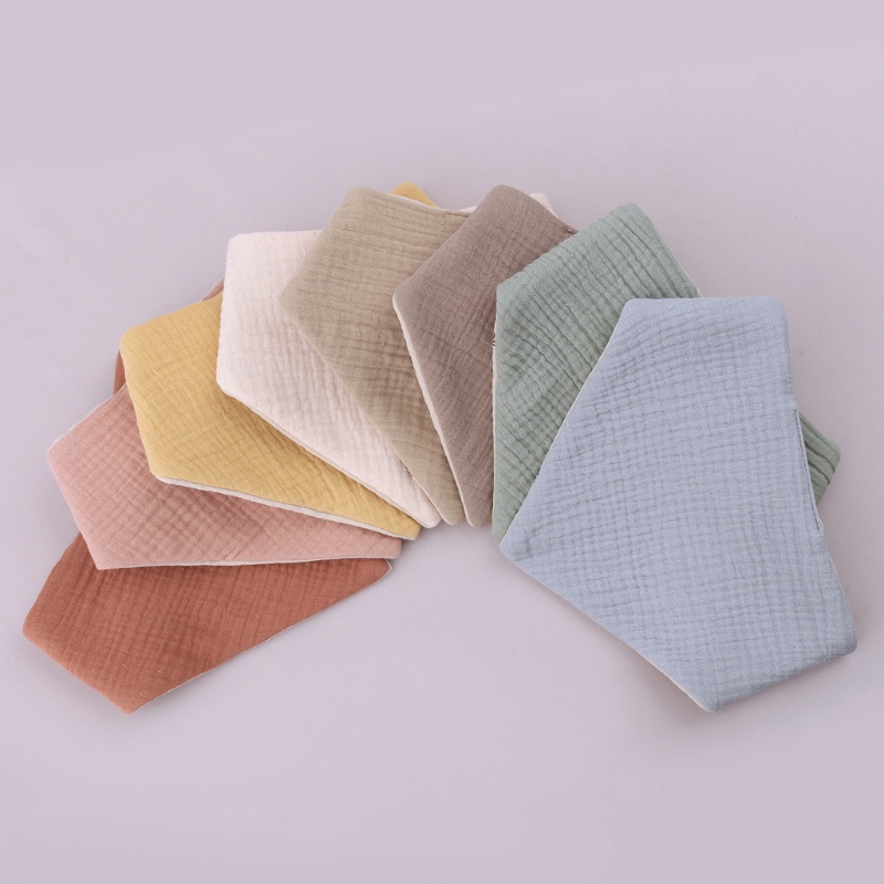 Yếm Ăn Cotton Mềm Mại Thấm Hút Tốt Cho Bé