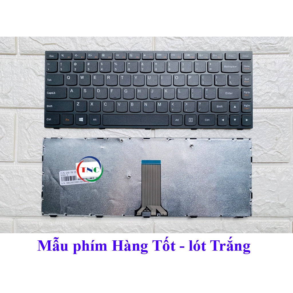 Bàn phím Laptop Lenovo G40-70 G40 G40-30 G40-45 G40-75 G40-80 IdeaPad B40 B40-30 B40-70 B40-80U Z40 Nhập Khẩu