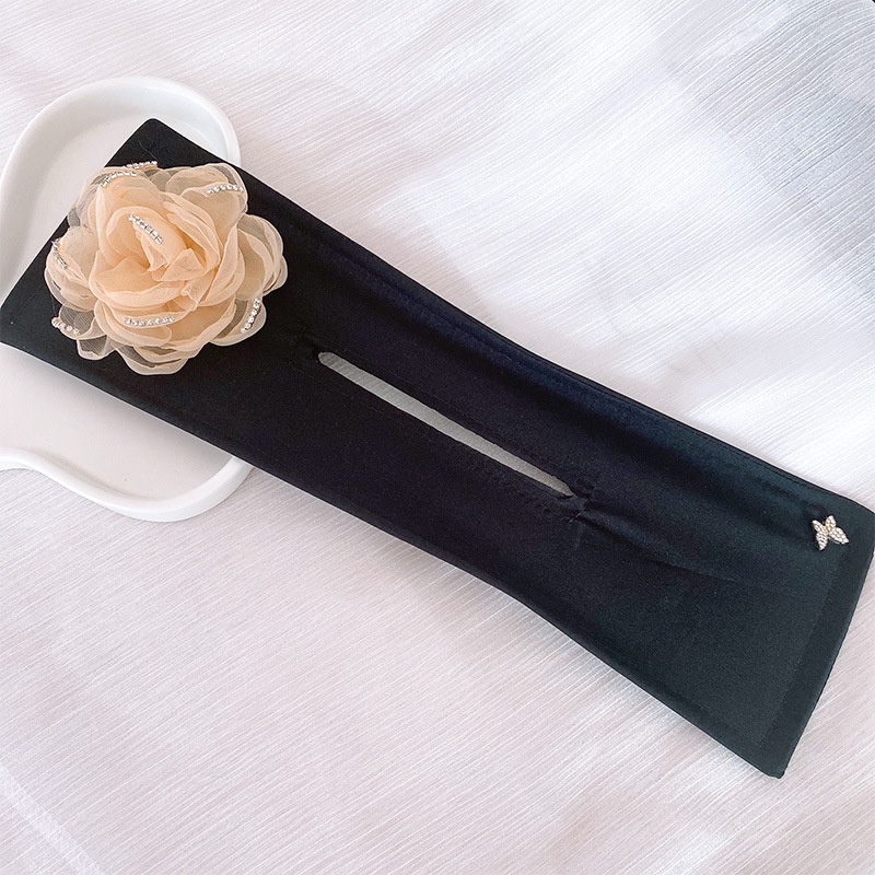 Kẹp Tóc Xoắn Ốc Hình Bông Hoa Lớn Bằng Sợi Thép Mềm Mại 2022 12.5M