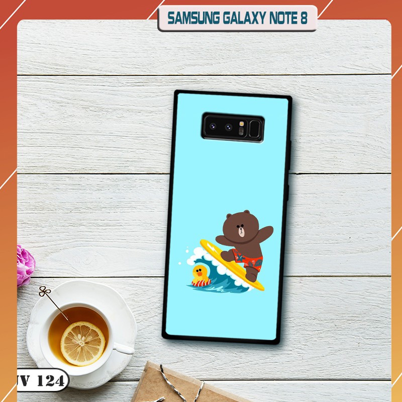 Ốp lưng điện thoại Samsung Galaxy Note 8 - lưng nhám viền dẻo