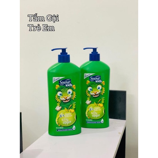 Sữa Tắm Gội Xả 3 In 1 Suave Kids 532ml Với 4 Mùi Trái Cây