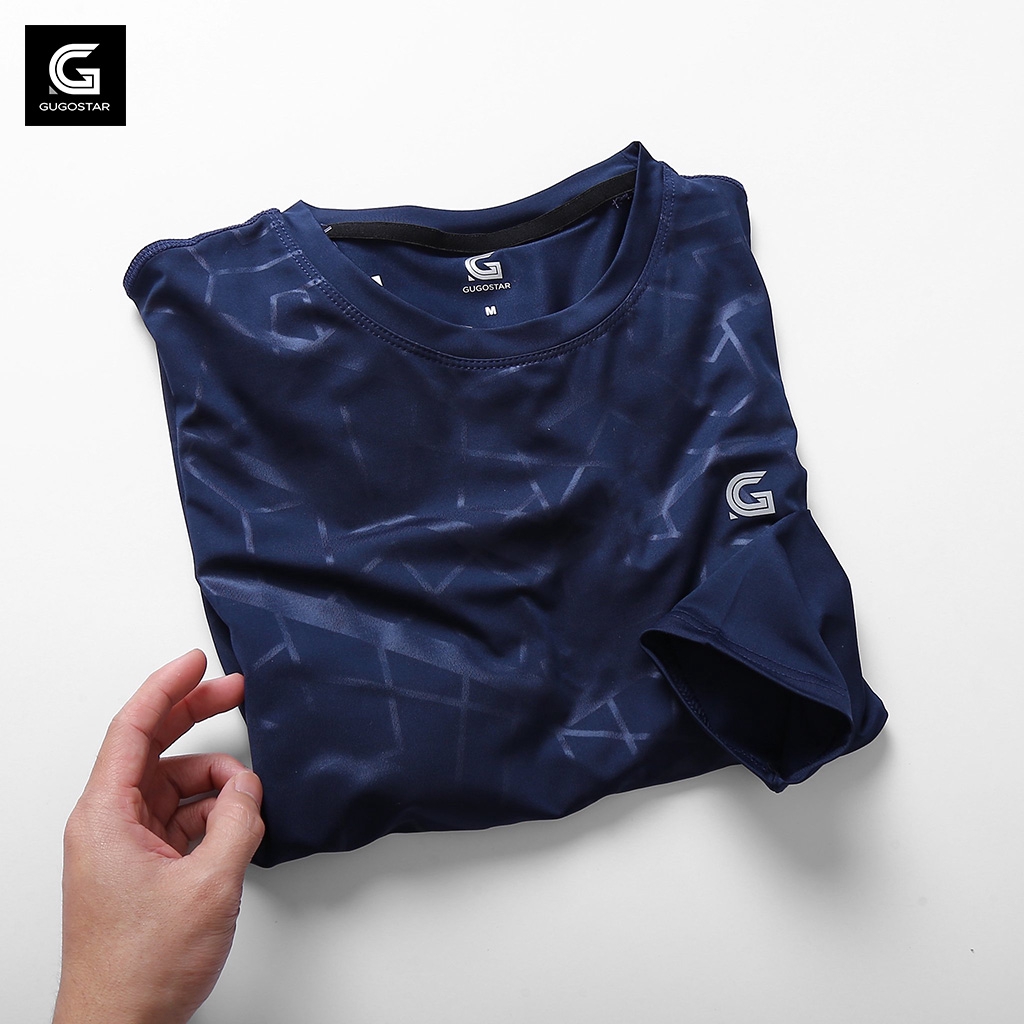 Áo Thun Nam TAY DÀI VÂN CHÌM GUGOSTAR G458, Thun Giữ Nhiệt, Co Giãn 4 Chiều | BigBuy360 - bigbuy360.vn