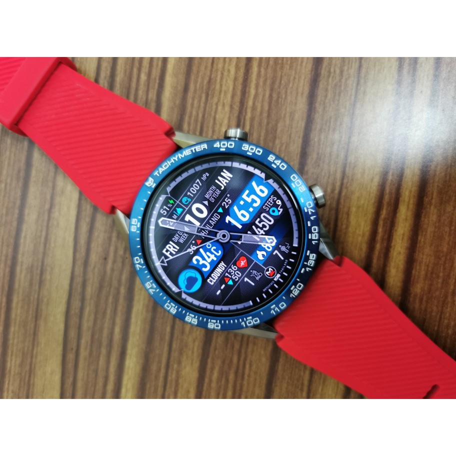 RINGKE Khung Thép Không Gỉ Bảo Vệ Cho Đồng Hồ Huawei Gt2 46mm Gt 2