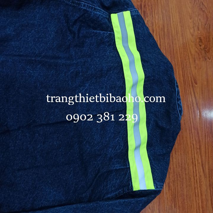 Quần áo jeans điện lực, thợ hàn phối phản quang hàng cao cấp