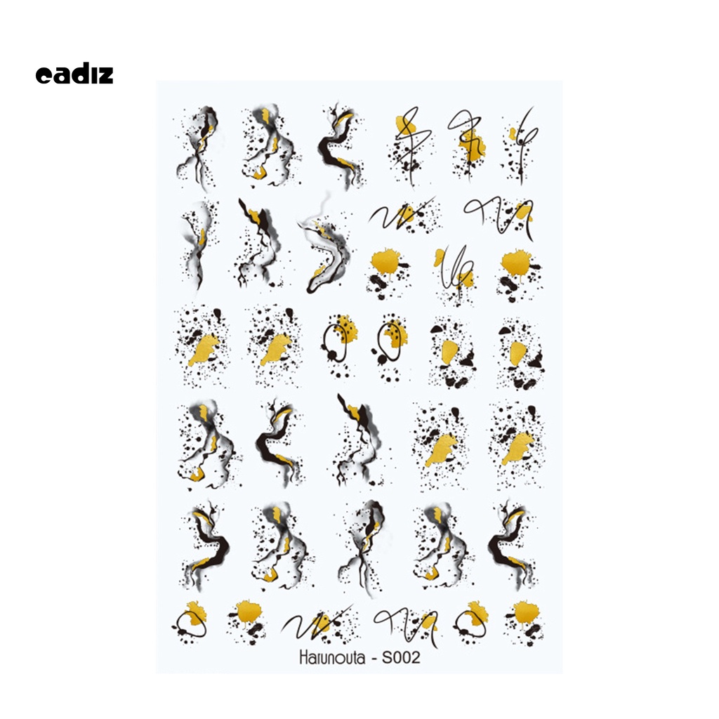 [Hàng mới về] Miếng dán móng tay siêu mỏng họa tiết hoa lá sáng tạo DIy cho nữ