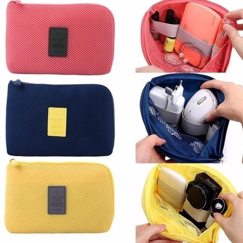 Portable Storage Bag Digital Gadget Devices USB Travel Bag Cosmetic Handbags