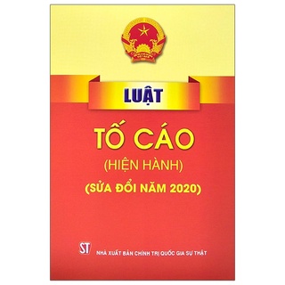 Sách - Luật tố cáo hiện hành