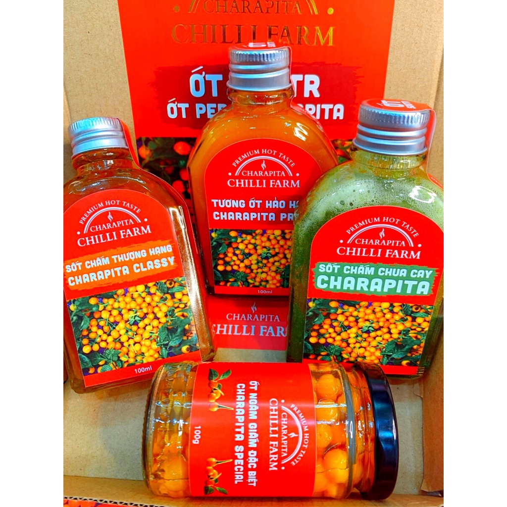 Tương Ớt Peru Hảo Hạng Siêu Cay Nguyên Chất Charapita Cao Cấp
