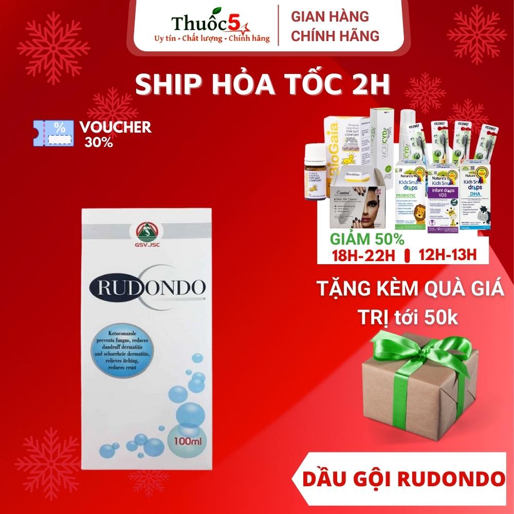 [GIÁ GỐC] Dầu gội Rudondo hỗ trợ giảm ngứa, gàu, nhờn dạng 100ml