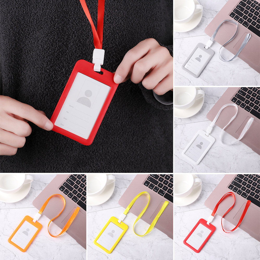 Ví đựng thẻ nhiều màu sắc có dây đeo thời trang dành cho nam và nữ