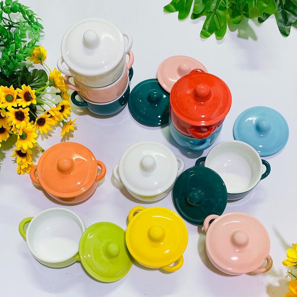 Bát ăn dặm, Chén sứ ăn dặm cao cấp hình chiếc Nồi