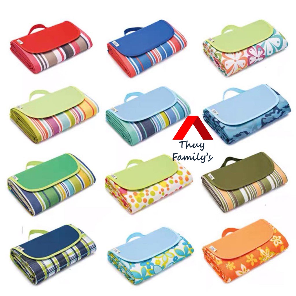 Chiếu ngủ văn phòng gấp gọn không thấm nước DHA, thảm du lịch cao cấp - tấm trải picnic đa chức năng DHA