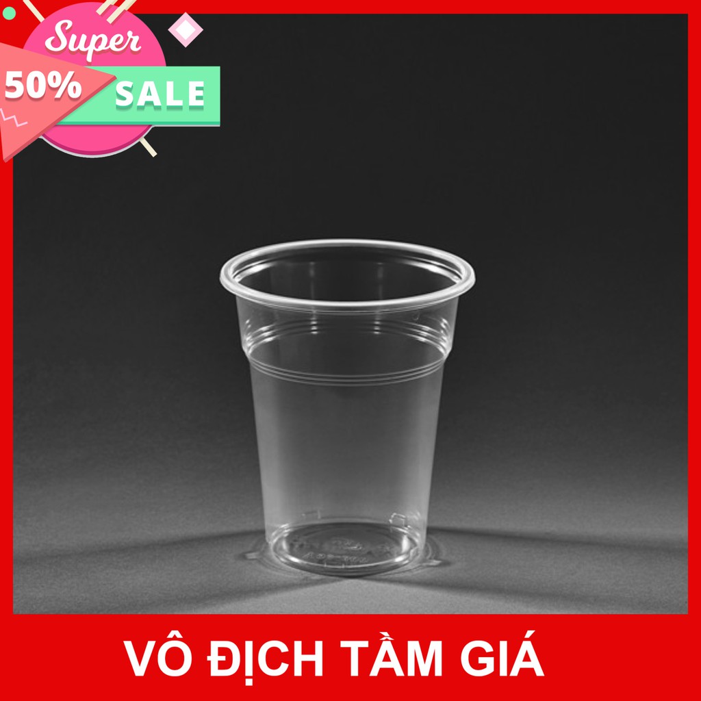 50 ly nhựa đựng trà sữa 360ml loại dành cho máy dập màng - không kèm nắp