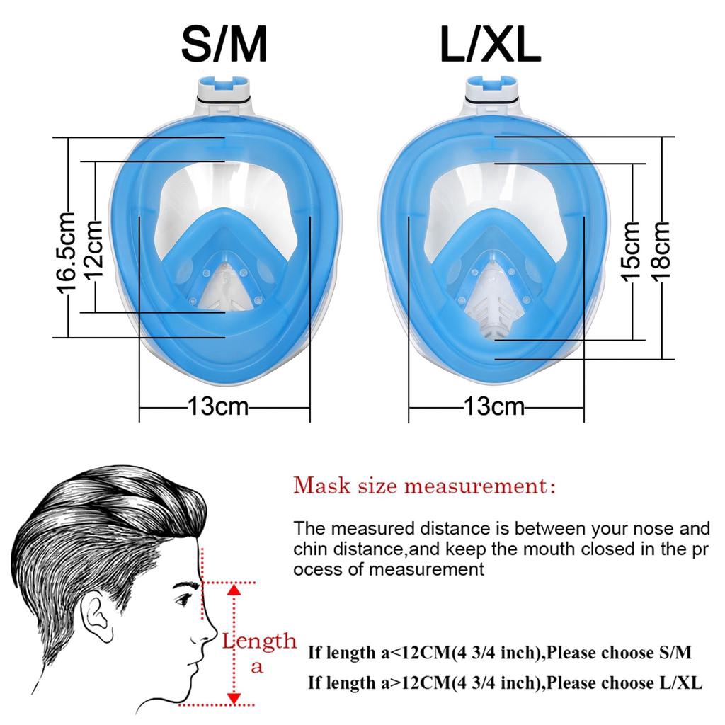 Mặt Nạ Lặn Chống Sương Mù Cho Nam Nữ