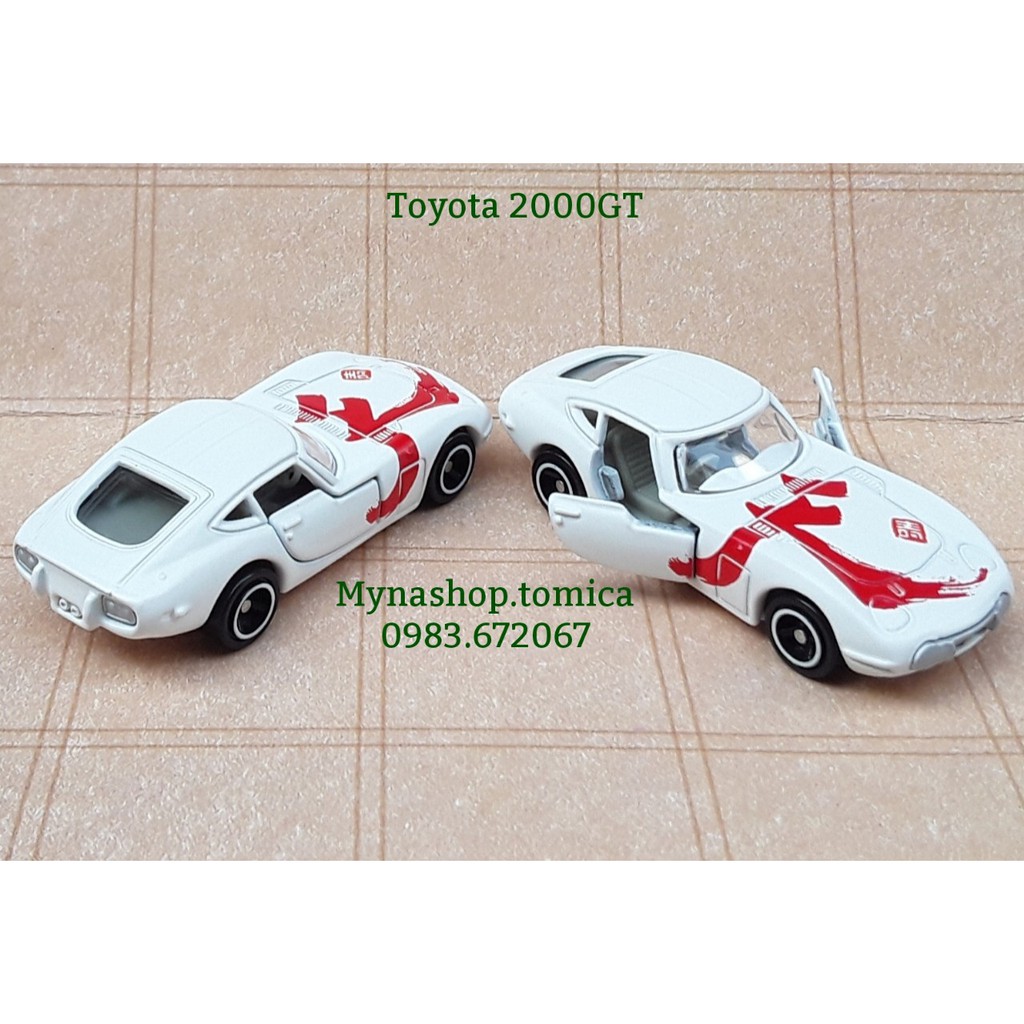 Xe mô hình tĩnh tomica không hộp - Toyota 2000GT.