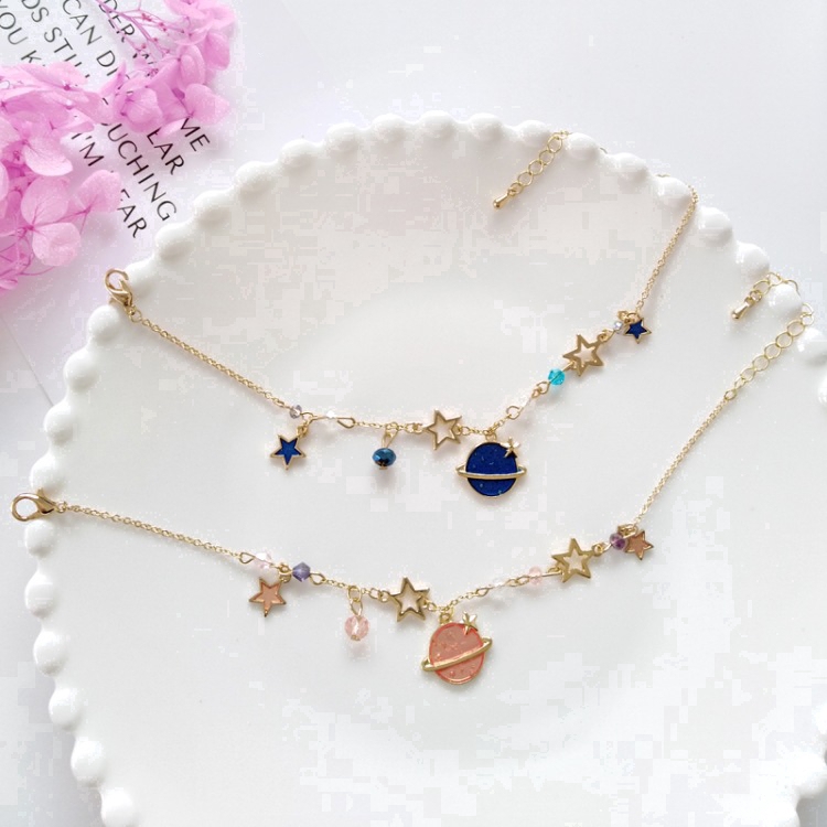 Lắc tay treo trăng sao kiểu dáng thời trang cho nữ