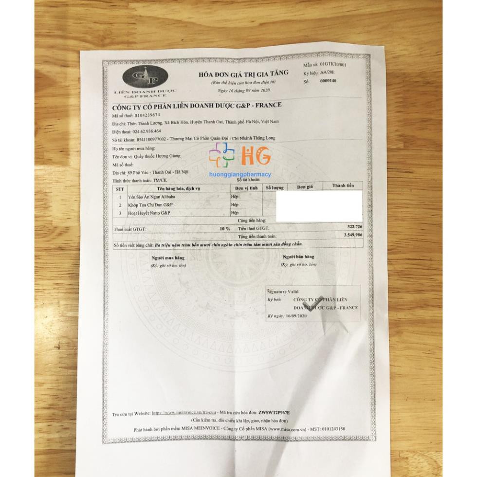Hoạt huyết natto g&p hoạt huyết dưỡng não - giúp tăng cường tuần hoàn máu lên não, cải thiện trí nhớ, tan cục máu đông