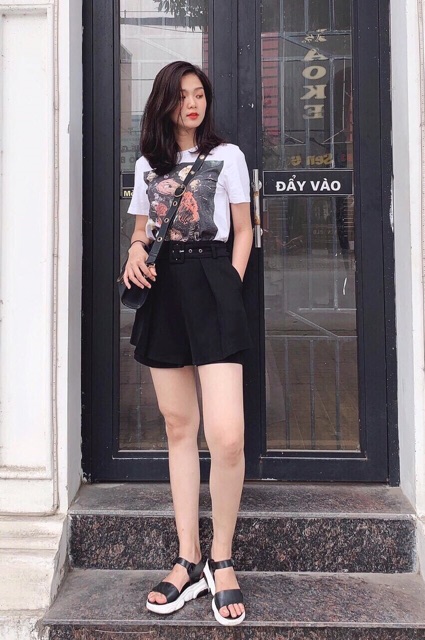 Quần tà váy đai oze cho nữ | BigBuy360 - bigbuy360.vn